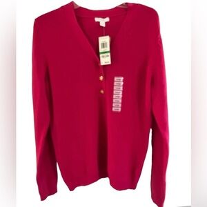 NWT Charter Club Women’s Sweater Henley